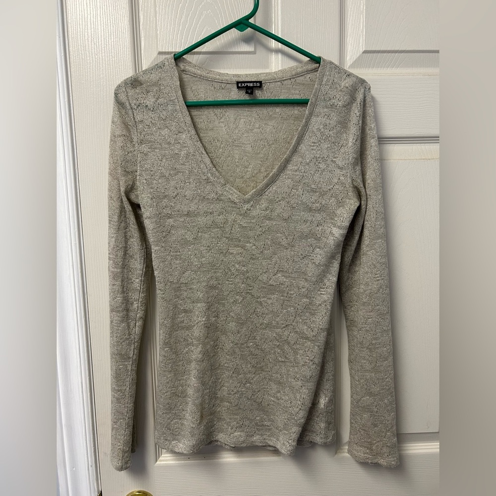 Express Open Knit top